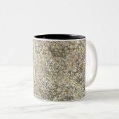 Glitter Crackle Moderne Chic Glam Sparkle Tweekleurige Koffiemok (Voorkant rechts)