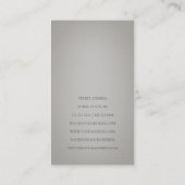 Glitter Crown Symbol Makeup & Hair Stylist Card Visitekaartje (Achterkant)