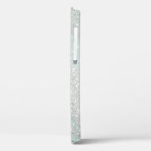 Glitter Custom Name Hoesje-Mate iPhone Case (Achterkant / Links)