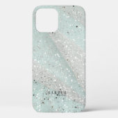 Glitter Custom Name Hoesje-Mate iPhone Case (Achterkant)