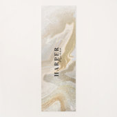 Glitter Custom Name Yoga Mat (Voorkant)