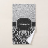 Glitter Damask Bad Handdoek (Handdoek)