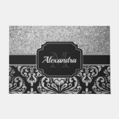Glitter Damask Deurmat (Voorkant)