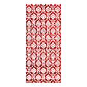 Glitter Damask Las Vegas Wedding Menu (Achterkant)