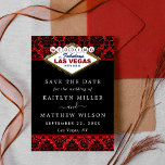 Glitter Damask Las Vegas Wedding Save the Date<br><div class="desc">Viel in stijl met deze stijlvolle en zeer trendy bruiloft met de datumkaarten. Dit ontwerp is gemakkelijk te personaliseren met uw speciale gebeurtenisformulering en uw gasten zullen enthousiast zijn wanneer zij deze geweldige kaarten ontvangen.</div>