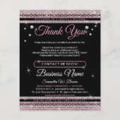 Glitter Dank je Flyer (Voorkant)