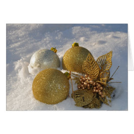 Glitter Decorations in de Kaart Sneeuwnotitie