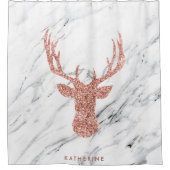 Glitter Deer Douchegordijn (Voorkant)