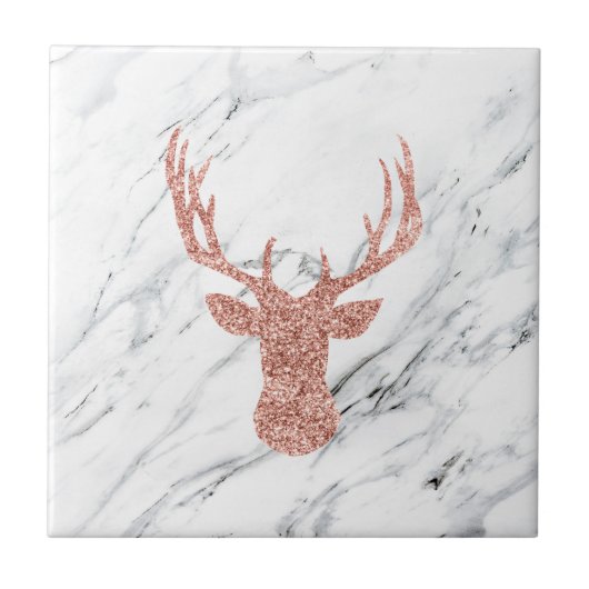 Glitter Deer Tegeltje (Voorkant)