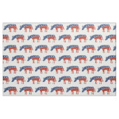 glitter democratische ezel stof (Fat Quarter)