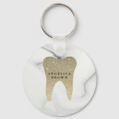 Glitter Dental Marble Pattern Sleutelhanger (Voorkant)