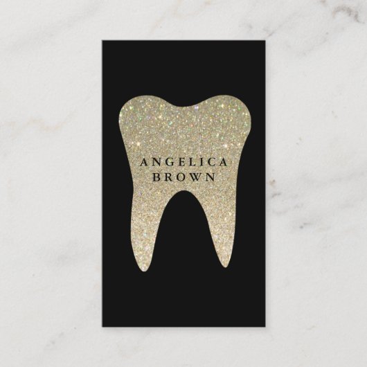 Glitter Dental Visitekaartje (Voorkant)