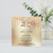 Glitter diamantboogboogschaar licht kaart (Staand voorkant)