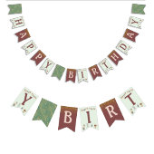 Glitter Dieren Circus Kids Verjaardagsfeestje Vlaggetjes