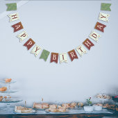 Glitter Dieren Circus Kids Verjaardagsfeestje Vlaggetjes