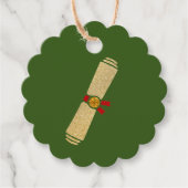 Glitter Diploma Afstuderen Bedankjes Labels (Voorkant)