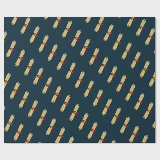 Glitter Diploma Afstuderen Cadeaupapier (Vlak)