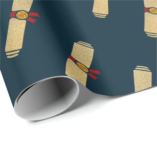 Glitter Diploma Afstuderen Cadeaupapier (Rol Hoek)