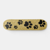 Glitter Dog schildert moderne meisjes Persoonlijk Skateboard (Horizontaal)