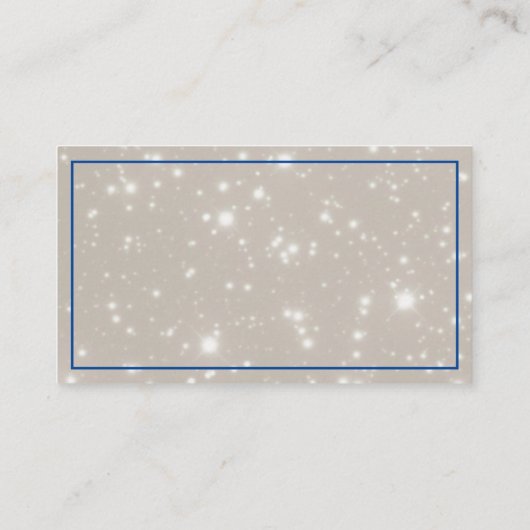 Glitter Dog Walking Visitekaartje (Achterkant)