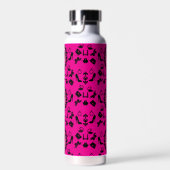 Glitter Doll Verjaardag Roze Glam Mode Waterfles (Rechts)