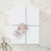 Glitter Donut Baby Sprinkle Girl Baby shower Cadeaulabel (Met Touw)