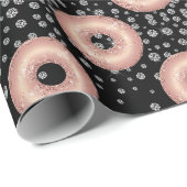 Glitter Donut Confetti Pattern Cadeaupapier (Rol Hoek)