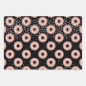 Glitter Donut Confetti Pattern Inpakpapier Vel (Voorkant 3)