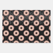 Glitter Donut Confetti Pattern Inpakpapier Vel (Voorkant 2)