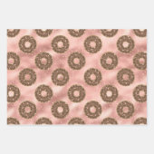 Glitter Donut Pattern Inpakpapier Vel (Voorkant 2)