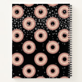 Glitter Donut Pattern Recept Notitieboek (Achterkant)