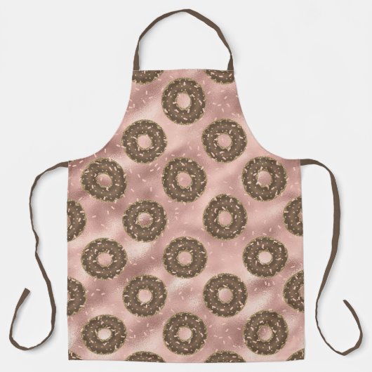 Glitter Donut Pattern Schort (Voorkant)
