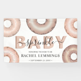 Glitter Donut Sprinkle Girl Baby shower Spandoek