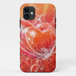 Glitter Double Heart Hoesje