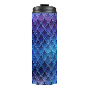 Glitter Draak Schubpatroon Thermosbeker