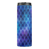 Glitter Draak Schubpatroon Thermosbeker (Achterkant)
