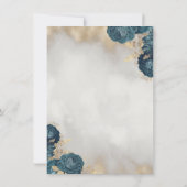 Glitter Dress,Butterfly Green Roses 15th Birthday Kaart (Achterkant)