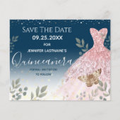 Glitter Dress Butterfly Quinceanera Budget Flyer (Voorkant)
