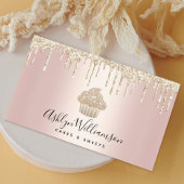 Glitter Drift Bakkerij Schuif Roze Visitekaartje