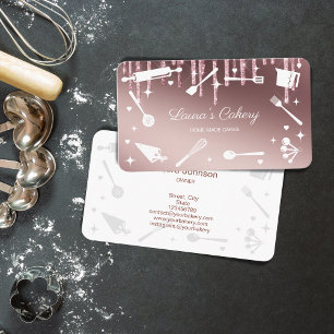 Glitter Drift Bakketgereedschappen gereedschap voo Visitekaartje