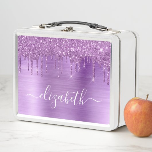 Glitter Drift Paars op maat (In situ)