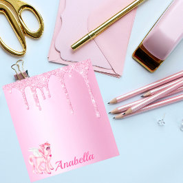 Glitter Drift Roze Pony Unicorn Notitieblok