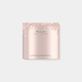Glitter Drift roze roze roodroodbruin Adress Spark Post-it® Notes (Voorkant)