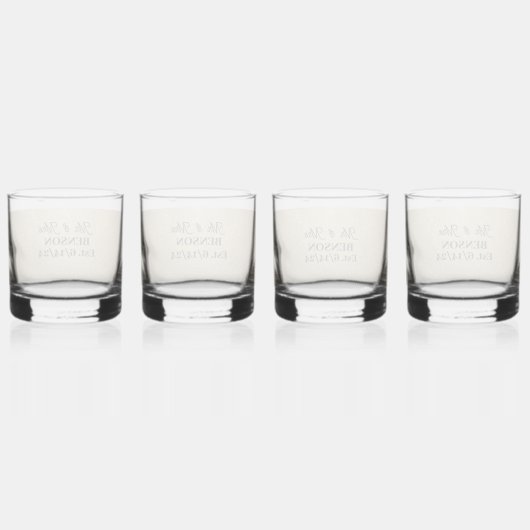 Glitter Drinkware Set Whisky Glas (Achterkant)