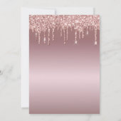 Glitter Drip Adult Birthday Kaart (Achterkant)