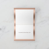 Glitter Drip Bronzen Baby Voeten Dank u kaart (Binnen)