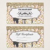 Glitter Drip | Glamour | Schoonheid Visitekaartje (Voorkant /achterkant)