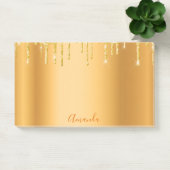 Glitter drip goudsmeel post-it® notes (Kantoor)