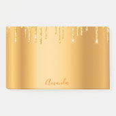 Glitter drip goudsmeel post-it® notes (Voorkant)