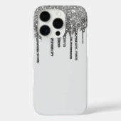 Glitter Drip iPhone 16 Pro Hoesje (Achterkant)